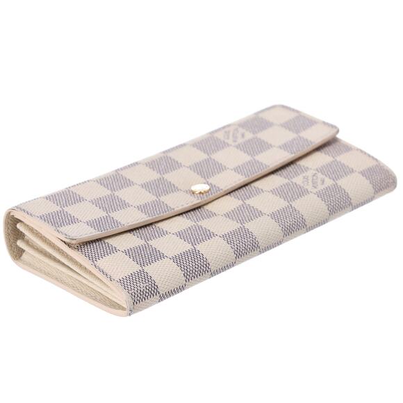 Louis Vuitton Sarah NM2 Long Wallet N61735 Damier Azur - Picture 6 of 6
